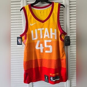 NEW Nike Donovan Mitchell #45 Utah Jazz City Edition NBA Jersey Size Large Mens
